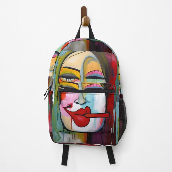 Item preview, Elegance in Abstract- Woman with Cigar, Surrealism Infused with Sophisticated Artistry designed and sold by OlfactoART Studio.