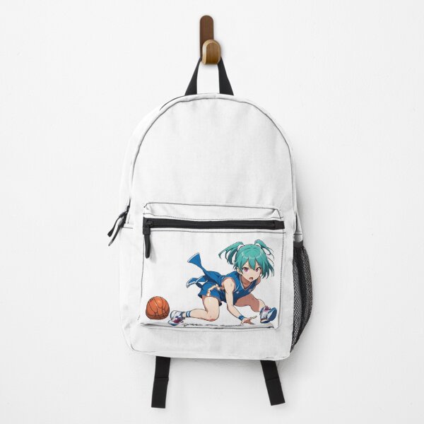 Item preview, Anime basketball girl player holding a ball designed and sold by PrintPlanetGo.