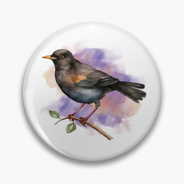 Artikelvorschau, Aquarell Amsel entworfen und verkauft von TheAnimalZ00.