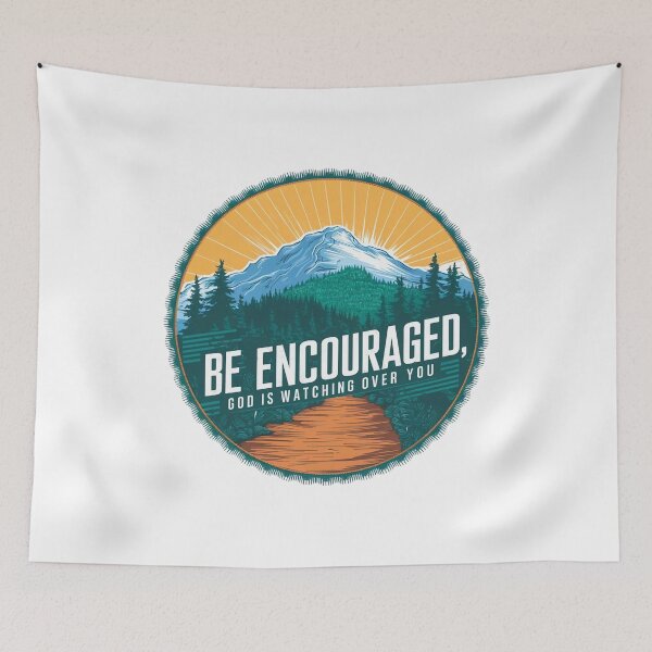 Item preview, Be Encouraged, God is Watching Over You designed and sold by Faithloveshop.