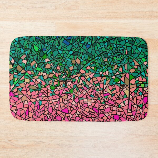 Item preview, Stained Glass (Pink and Green) designed and sold by fibbunny.