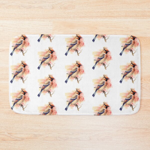 Item preview, Watercolor Bohemian Waxwing designed and sold by TheAnimalZ00.