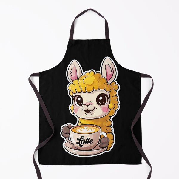 Item preview, Llama Latte, Cute Llama, Llama Lovers Funny Coffee designed and sold by Porcupine Tees ⭐⭐⭐⭐⭐.