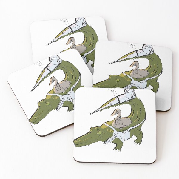 Item preview, duck alligator crocodile armored afternoon designed and sold by tfivecarlos.