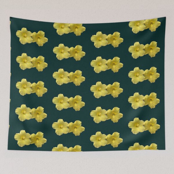Item preview, Twin Yellow Hibiscus Flowers  designed and sold by Amanda1775.