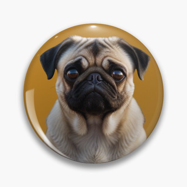 Artikelvorschau, Sitzender Mops entworfen und verkauft von Sch1Stickers.