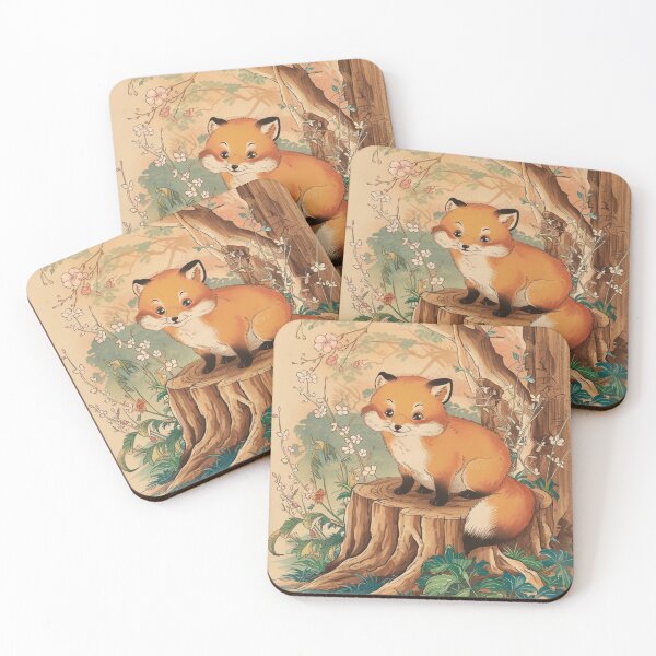 Artikelvorschau, Fuchs-Porträt. Waldfuchs, Fantasiefuchs, glücklicher Fuchs entworfen und verkauft von FoxVibes.