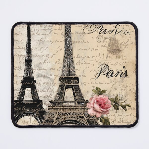 Item preview, Country Style Shabby Chic Travel French Paris Eiffel Tower designed and sold by LEILA ART SPACE.