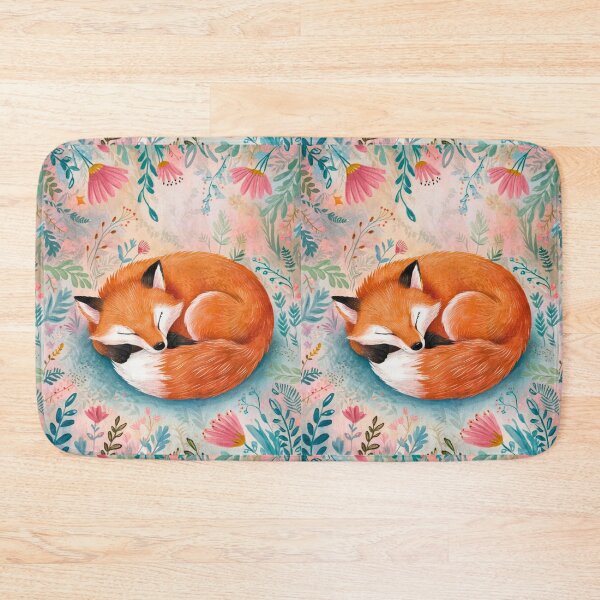 Item preview, Fox Portrait. woodland fox, fantasy fox, sleeping fox designed and sold by FoxVibes.