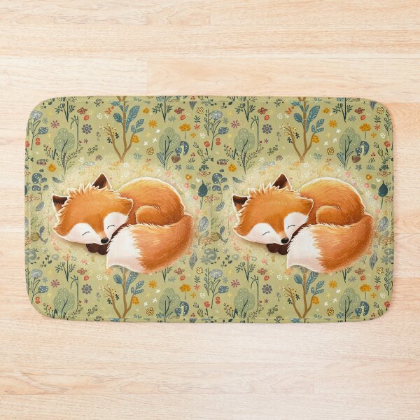 Item preview, Fox Portrait. woodland fox, fantasy fox, sleeping fox designed and sold by FoxVibes.