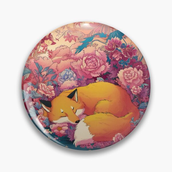 Item preview, Fox Portrait. woodland fox, fantasy fox, sleeping fox designed and sold by FoxVibes.