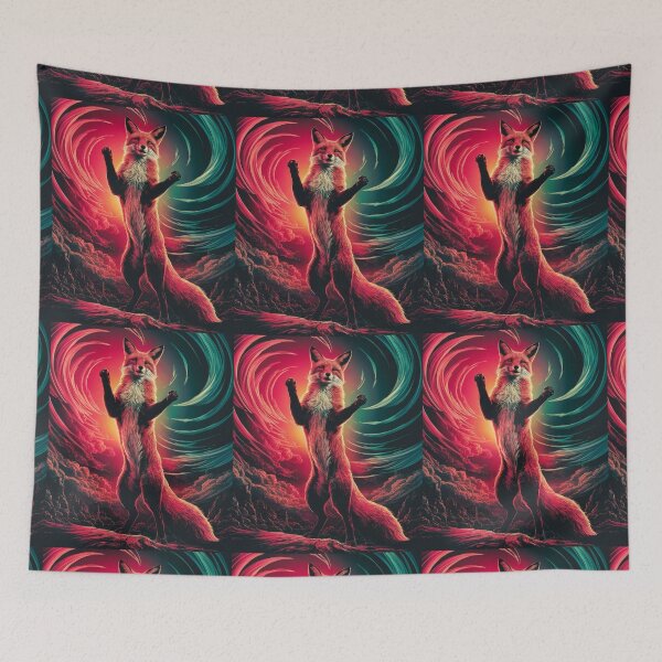 Item preview, Fox Portrait. woodland fox, fantasy fox, celestial fox designed and sold by FoxVibes.