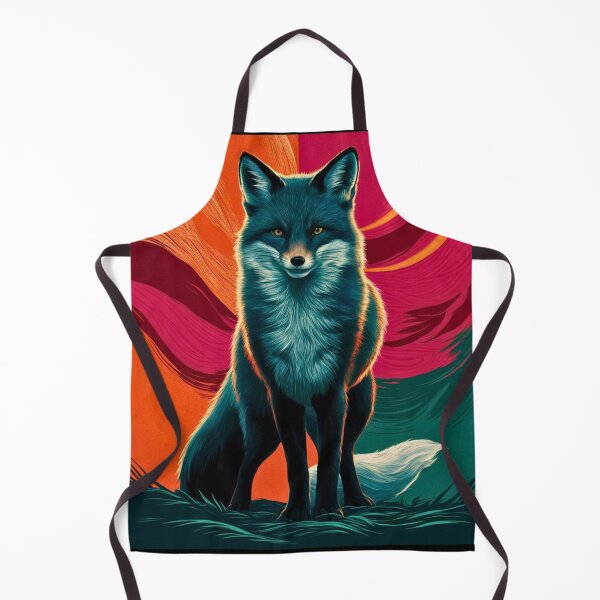 Item preview, Fox Portrait. woodland fox, fantasy fox, celestial fox designed and sold by FoxVibes.