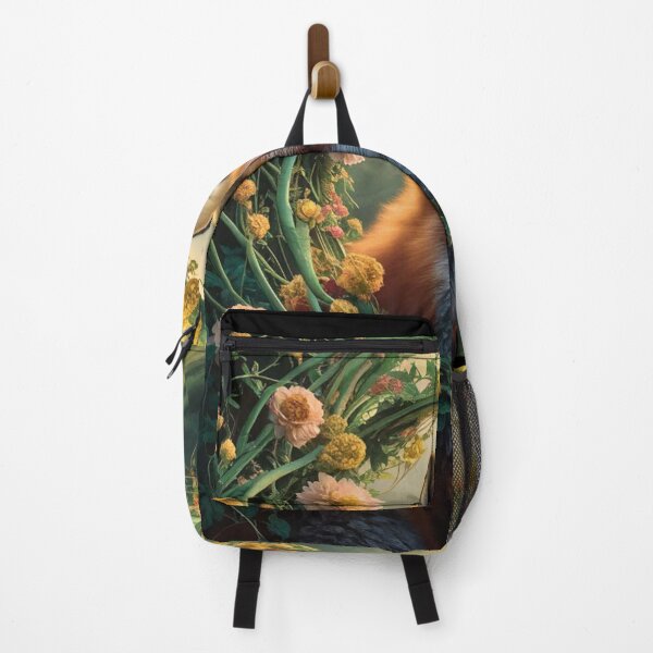Item preview, Fox Portrait. woodland fox, fantasy fox, floral fox designed and sold by FoxVibes.
