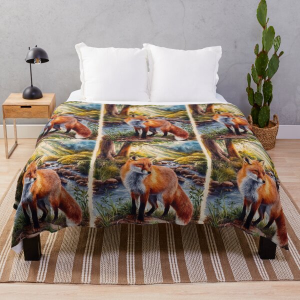 Artikelvorschau, Fuchs-Porträt. Waldfuchs, Fantasiefuchs, Blumenfuchs entworfen und verkauft von FoxVibes.