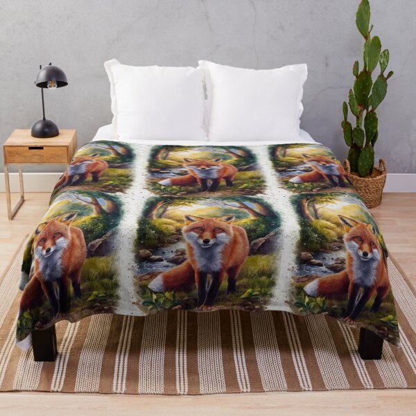 Artikelvorschau, Fuchs-Porträt. Waldfuchs, Fantasiefuchs, Blumenfuchs entworfen und verkauft von FoxVibes.