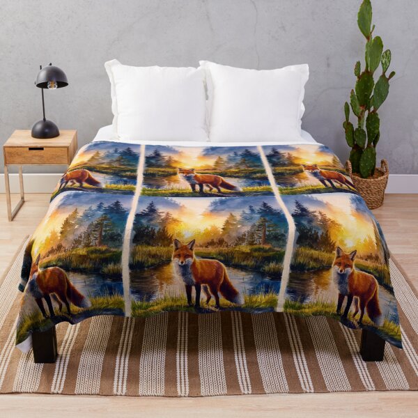 Artikelvorschau, Fuchs-Porträt. Waldfuchs, Fantasiefuchs, Blumenfuchs entworfen und verkauft von FoxVibes.
