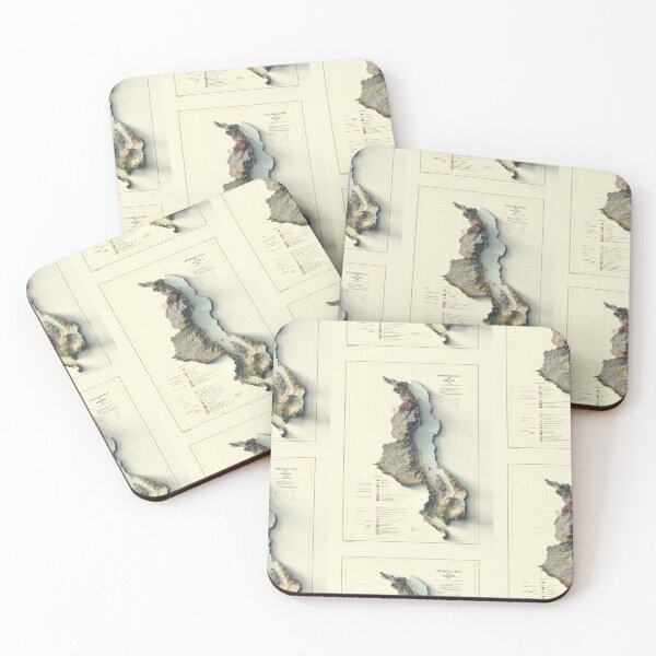 Item preview, 1966 Malawi Geological Shaded Relief 3D Map digitally-rendered designed and sold by ThinkAboutMaps.