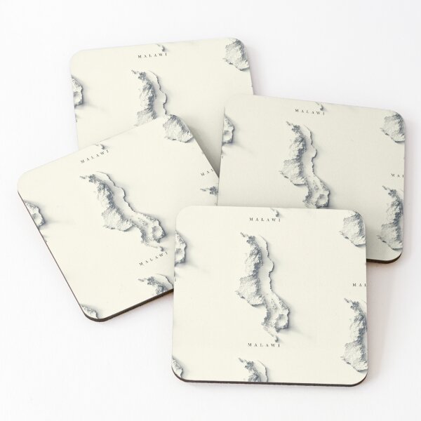 Item preview, Malawi Shaded Relief 3D Map digitally-rendered designed and sold by ThinkAboutMaps.