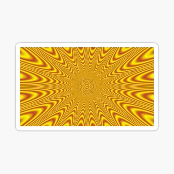 Op art, optical art, visual art, optical illusions, abstract, Composition, frame, texture,  decoration, motif, marking, ornament, ornamentation Sticker