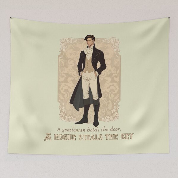 Item preview, Regency Rogue Or Rake Duke Design - Light Background designed and sold by StormyMuse.