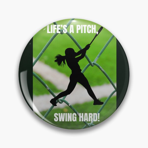 Item preview, LIFE'S A PITCH, SWING HARD designed and sold by DalysDesigns.