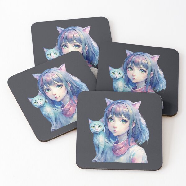 Item preview, Anime Dreamscape: Mystic Cat Encounter designed and sold by Michael van der Hoorn.