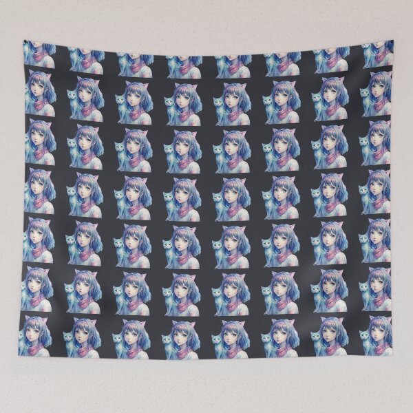 Item preview, Anime Dreamscape: Mystic Cat Encounter designed and sold by Michael van der Hoorn.