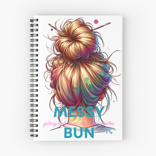 Item preview, Messy Bun - Watercolor graphic designed and sold by LuxTeesNThings.