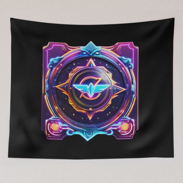 Item preview, Neon Space-Cop Badge designed and sold by UNK-Fatigues.