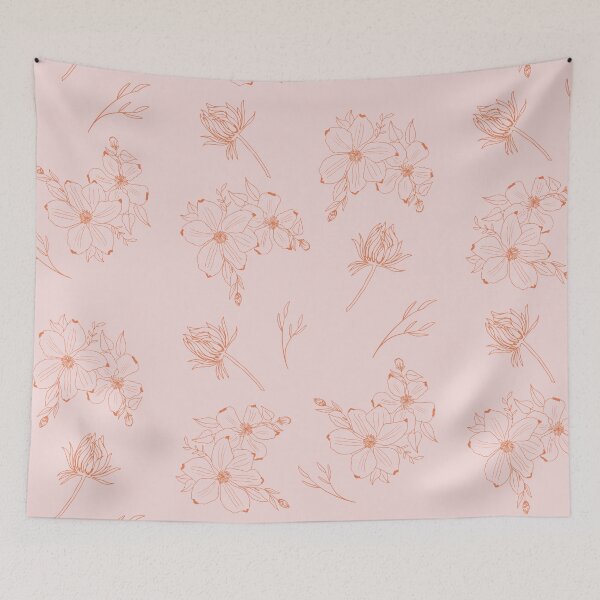 Item preview, Floral Harmony: Orange Blossom Pattern designed and sold by herloque.