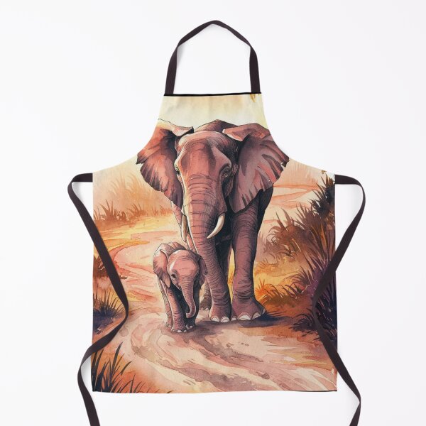 Item preview, Elephant Portrait. baby elephant, watercolor elephant, wild elephant, elephant life designed and sold by ElephantVibes.