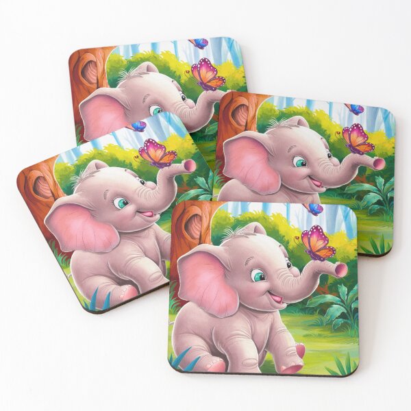 Item preview, Elephant Portrait. baby elephant, watercolor elephant, wild elephant, elephant life designed and sold by ElephantVibes.