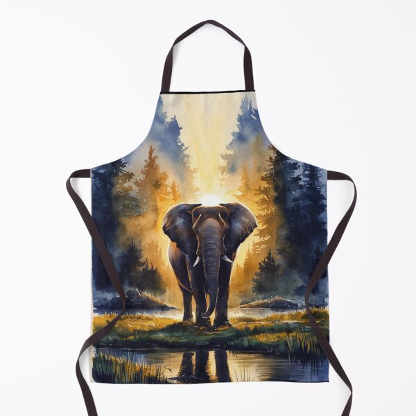 Item preview, Elephant Portrait. floral elephant, wild elephant, safari elephant designed and sold by ElephantVibes.