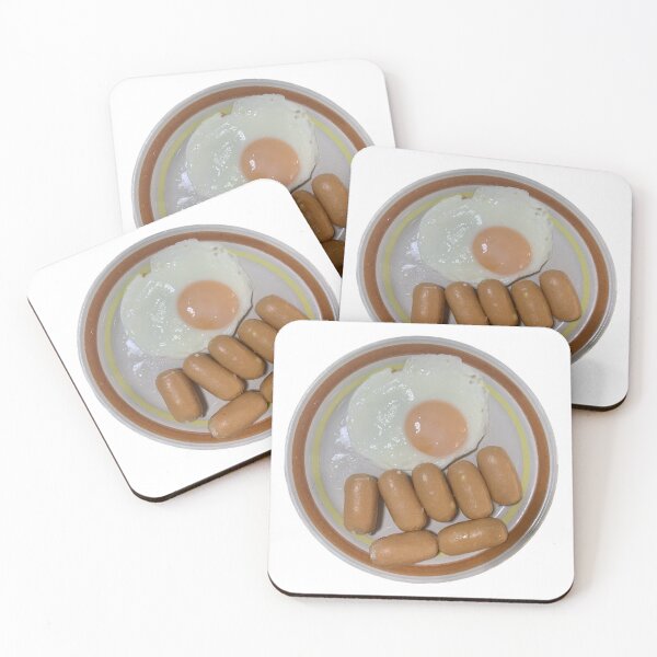 Item preview, American Breakfast with fried egg and sausages designed and sold by pipikijung.