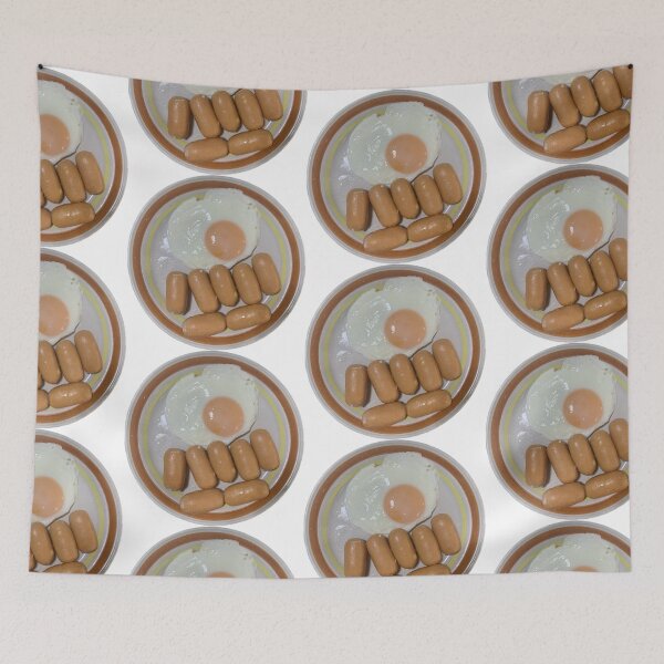 Item preview, American Breakfast with fried egg and sausages designed and sold by pipikijung.