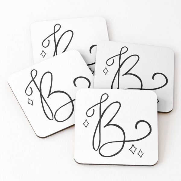 Item preview, Letter B Monogram/Initial (Black) designed and sold by keligraphie.