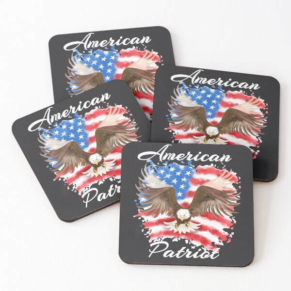 Item preview, American Patriot Swooping Eagle white text designed and sold by JackieCorrado.