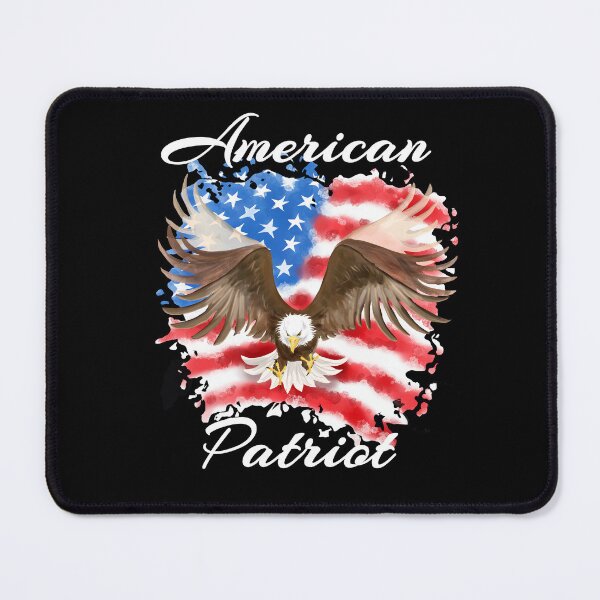 Item preview, American Patriot Swooping Eagle white text designed and sold by JackieCorrado.