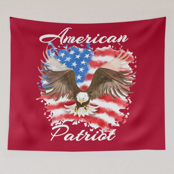 Item preview, American Patriot Swooping Eagle white text designed and sold by JackieCorrado.