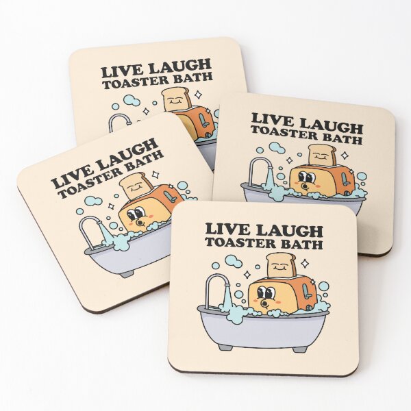 Item preview, Live Laugh Toaster Bath designed and sold by NQArtist.