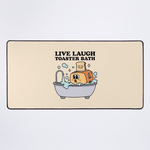 Item preview, Live Laugh Toaster Bath designed and sold by NQArtist.