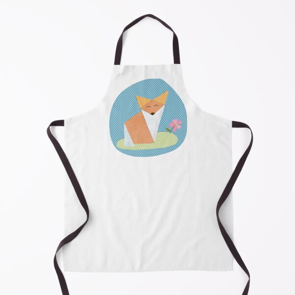 Item preview, Funny fox print in collage technic designed and sold by CherryFoxDesign.