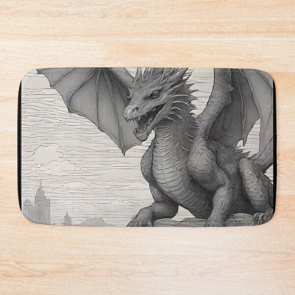 Item preview, Majestic vintage style dragon designed and sold by Astralia.