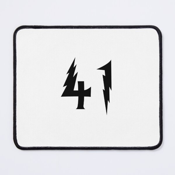 Item preview, 41, forty one, black, Harry P designed and sold by Numbers-Art.