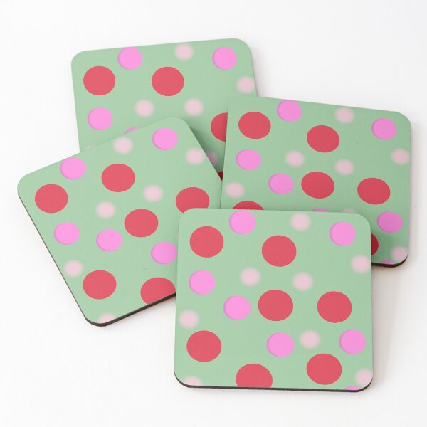 Item preview, Crimson Dots: Green Garden Backdrop designed and sold by herloque.