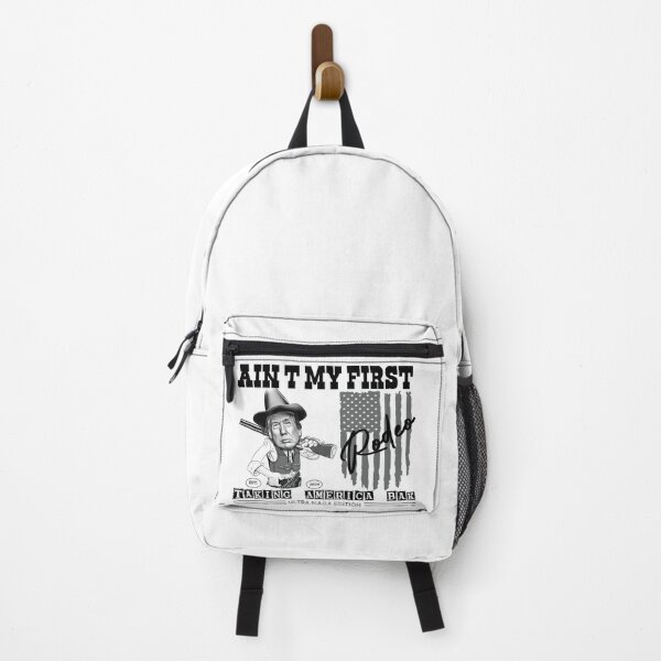 Item preview, Ain't My First Rodeo Trump Cowboy Flag USA designed and sold by CHAKSTYLE.
