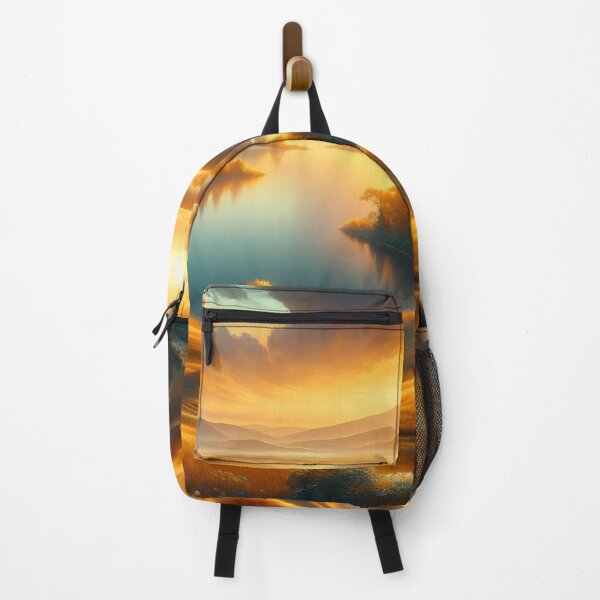 Item preview, A golden landscape with sunset designed and sold by bernhagen.