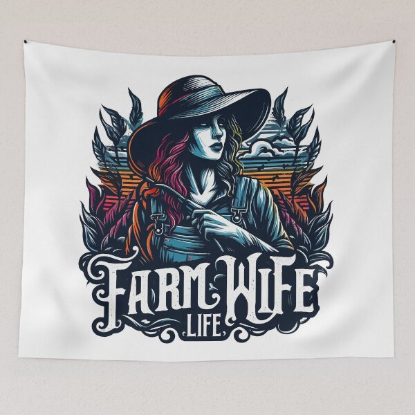 Item preview, Farm Wife Life Gothic Vintage Funny Farmer designed and sold by ArtadoraDesignz.