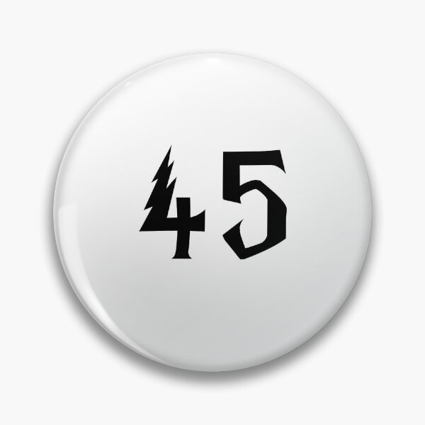 Item preview, 45, forty five, black, Harry P designed and sold by Numbers-Art.